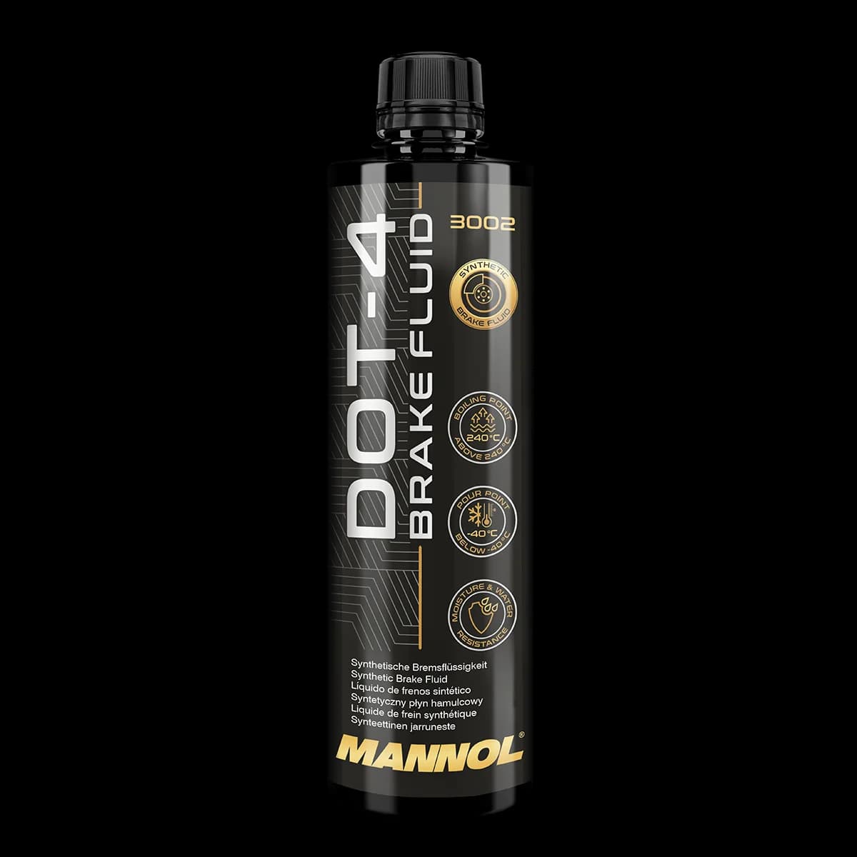 روغن ترمز MANNOL DOT-4 (کد 3002) | ۰.۵ لیتری